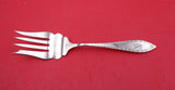 Clinton Engraved A by Kirk-Stieff Sterling Silver Cold Meat Fork 7 1/2"