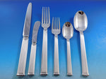 Triade by Christofle France Silverplated Flatware Set 12 Service 76 pcs Dinner