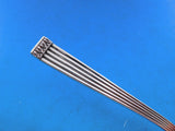 Rigato by Buccellati Italy Sterling Silver Coffee Spoon 4 3/4"