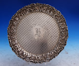 Repousse by James R. Armiger 925/1000 Sterling Serving Tray w/ Diaper Work #8745