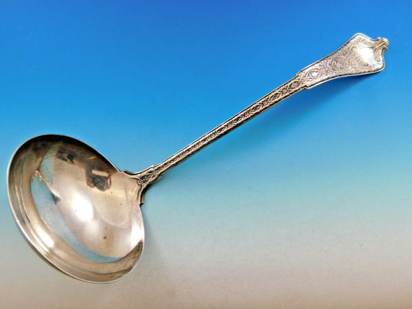 Persian by Tiffany and Co Sterling Silver Soup Serving Ladle Plain Bowl 13"