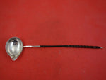 English Victorian Sterling Silver Toddy Ladle w/ Eagle / Griffin Twisted 13 1/4"