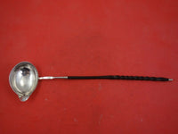 English Victorian Sterling Silver Toddy Ladle w/ Eagle / Griffin Twisted 13 1/4"