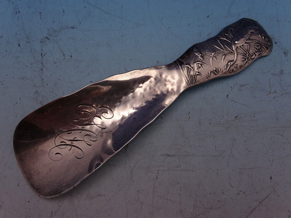 Japanese by Gorham Whiting Sterling Silver Shoe Horn Hammered 1975 6 1/4" Birds