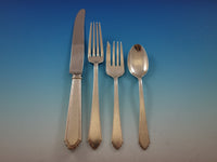 William and Mary by Lunt Sterling Silver Flatware Set Service 34 pieces