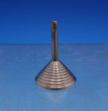 Sterling Silver on Silverplate Perfume Funnel Deco Style 1 3/8" (#7048) Heirloom