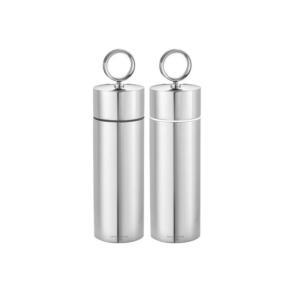 Bernadotte by Georg Jensen Stainless Steel Salt and Pepper Grinder Set - Vtg NOS