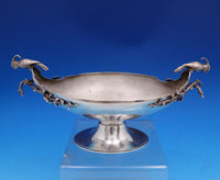 Gorham Sterling Silver Compote w/ 3-D Cockatoo Birds Applied Leaves #20 (#0404)