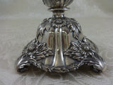 Chrysanthemum by Tiffany and Co Sterling Silver Candelabra Pair 3-Light (#0140)
