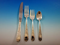Old Maryland Engraved by Kirk Sterling Silver Flatware Set for 8 Service 32 pcs