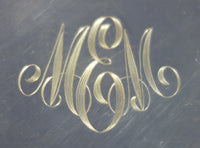 International Sterling Silver Serving Plate on Pedestal Leaf Shell Border #2739