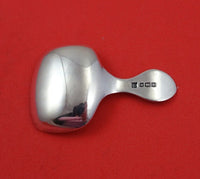 Cooper Brothers English Victorian Sterling Silver Tea Caddy Spoon Shell Handle