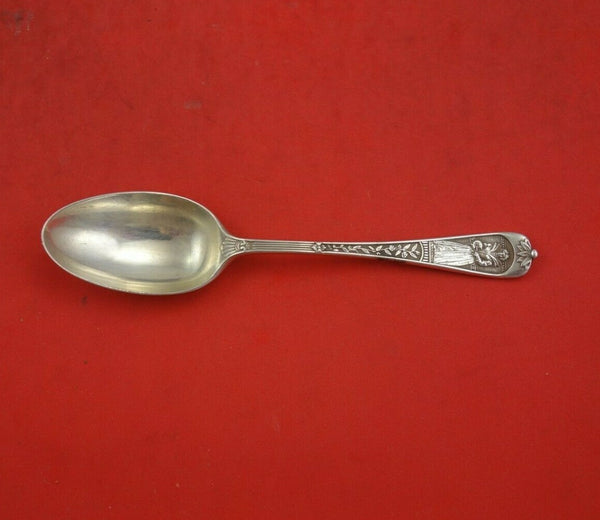 Elkington English Victorian Sterling Silver Teaspoon with Figural Woman 5 1/2"