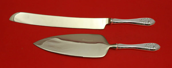 Napoleon by International Sterling Silver Wedding Cake Set Server 2pc Custom HH