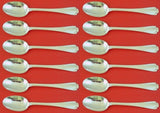 Flemish By Tiffany and Co Sterling Silver Place Soup Spoon Set of 12 pcs 7"