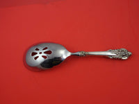 Grande Baroque by Wallace Sterling Silver Vegetable Serving Spoon pierced 9 3/4"