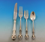 English Gadroon by Gorham Sterling Silver Flatware Set for 12 Service 48 Pieces