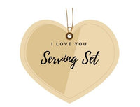 Grande Baroque by Wallace Sterling Silver I Love You Serving Set Valentines Gift