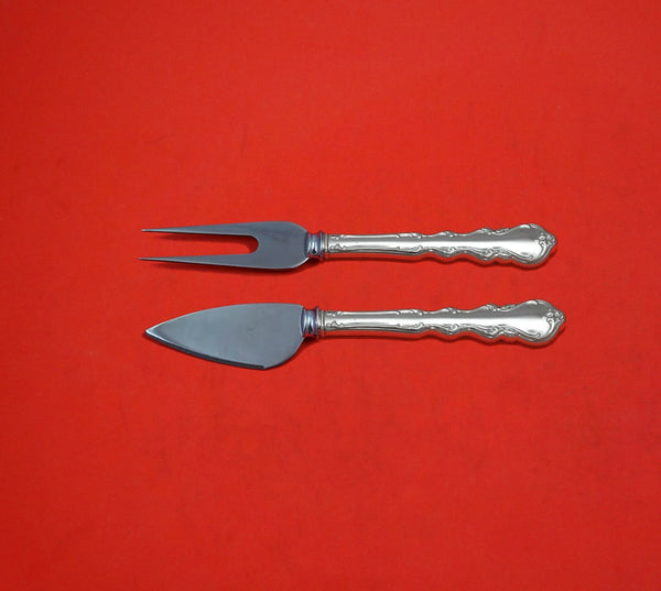Angelique by International Sterling Silver Hard Cheese Serving Set 2pc Custom