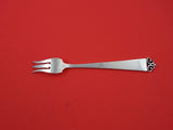 Ball and Scroll by Kalo Sterling Pickle Fork 3-tine marked handwrought 6 1/8"