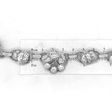 Sterling Kalo Cherries Necklace Handwrought Jewelry by Bjarne Axness (#J6844)