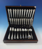 Breton Rose by International Sterling Silver Flatware Set 12 Service 72 Pieces