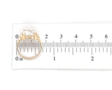 10k Gold 1.57 Carat Genuine Natural Gold Vein Quartz Ring Size 4.75 (#J7018)
