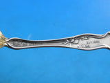 Irian by Wallace Sterling Silver Demitasse Spoon Gold Washed 3 7/8" Heirloom