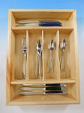 RSVP by Towle Sterling Silver Flatware Set Service 24 Pieces Matte Modern