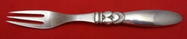 Cactus by Georg Jensen Sterling Silver Fruit Fork HH AS with GI/GJ Mark 6"