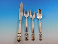 Duke of Windsor by Manchester Sterling Silver Flatware Set Service 62 pcs