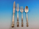 Duke of Windsor by Manchester Sterling Silver Flatware Set Service 62 pcs