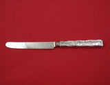 Lap Over Edge Acid Etched by Tiffany and Co Sterling Dessert Knife HH SP Seaweed