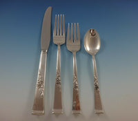 Classic Rose by Reed & Barton Sterling Silver Flatware Set 12 Service 77 Pieces