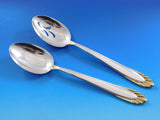 Golden Soleil by Lunt Sterling Silver Flatware Set for 12 Service 86 pieces