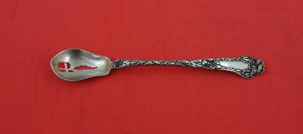 Poppy by Gorham Sterling Silver Olive Spoon Gold-Washed Pierced Original 5 3/4"