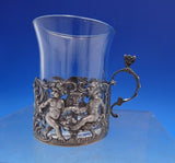 W. Mammatt and Son English Estate Sterling Silver Cup Holder w/Glass Liner #6958