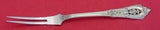 Rose Point by Wallace Sterling Silver Spinach Fork Custom Made 7 1/4"