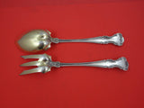 Cambridge by Gorham Sterling Silver Salad Serving Set GW long FH AS 10 1/4"
