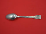 Lap Over Edge Acid Etched By Tiffany Sterling Place Soup Spoon w/ flowers 7"
