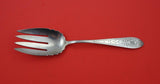 Colonial A Engraved by Whiting Sterling Salad Serving Fork w/ back stamp 9 1/4"