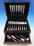 Chased Romantique by Alvin Sterling Silver Flatware Set for 8 Service 36 Pcs