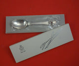 Georg Jensen Sterling Silver Dessert Set 3pc Carnelian Inset Stone Hand Hammered