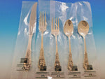Rose Point by Wallace Sterling Silver Flatware Set for 8 Service 42 Pieces New