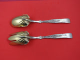Vine by Tiffany Sterling Silver Salad Set GW Wheat Motif 10 1/4" IN TIFFANY BOOK