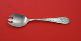 Colonial A Engraved by Whiting Sterling Silver Ice Cream Fork w/ back stamp 6"