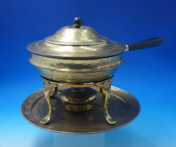 Mixed Metals by Tiffany and Co Sterling Silver Chafing Dish w/Underplate (#5083)