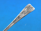 Lap Over Acid Etched by Tiffany Sterling Silver Parfait Spoon Floral Motif 6"