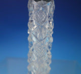 Sterling Silver and Cut Crystal Perfume Bottle c.1920 4 1/4" (#5381)