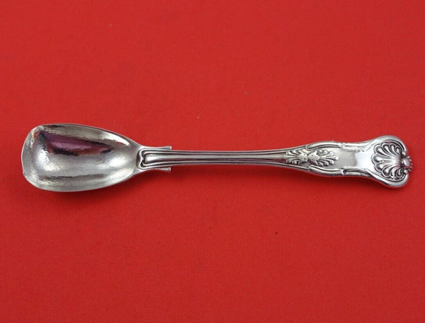 Queens English Sterling Silver Egg Spoon London Circa 1842 5 3/8" Heirloom